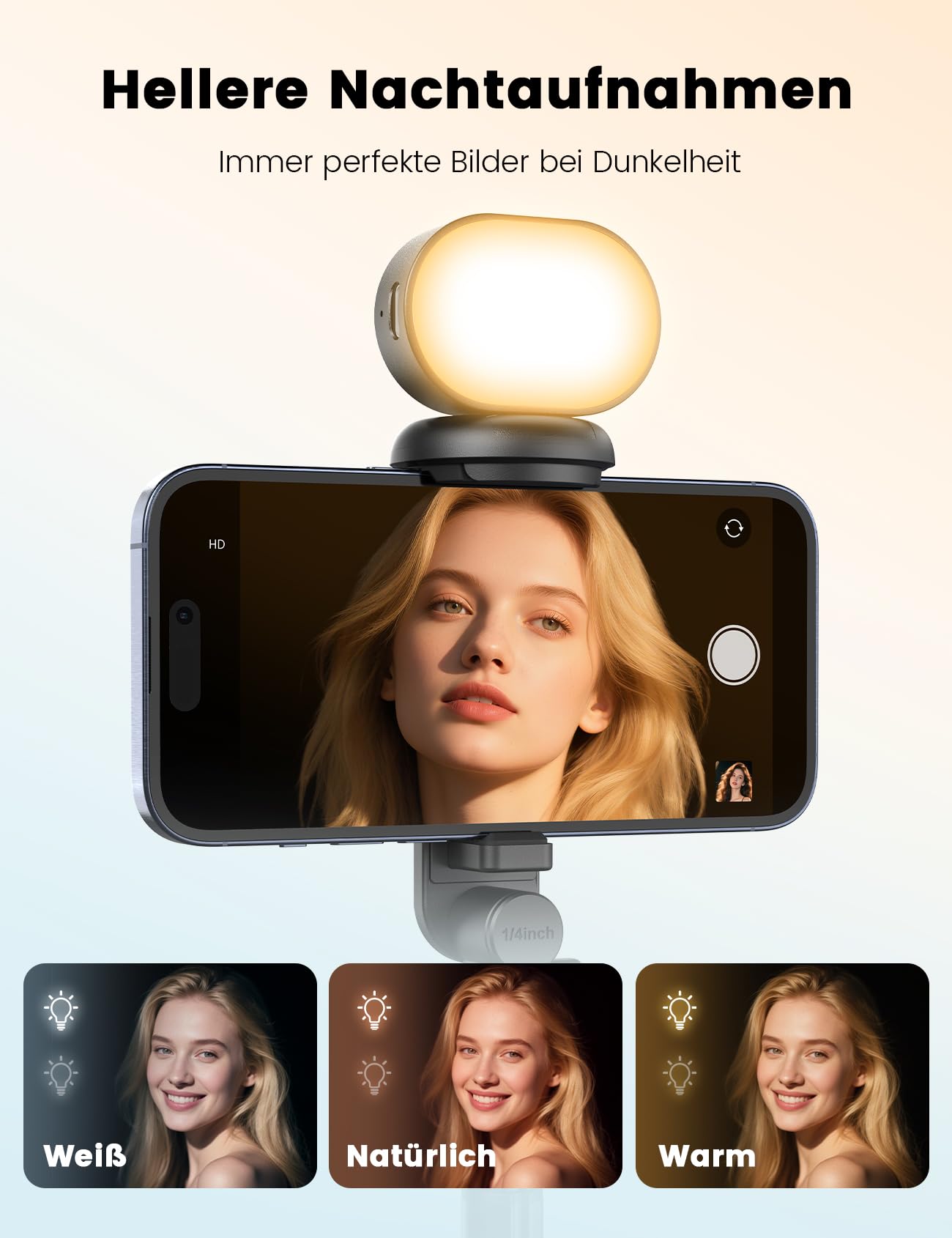 ANXRE Handy Stativ mit Licht, NT99 172cm Selfie-Stick für Smartphone & Kamera, Lichtstativ für Videoaufnahmen, Handystativhalter Ständer Kompatibel mit Smartphone, Kamera, GoPro
