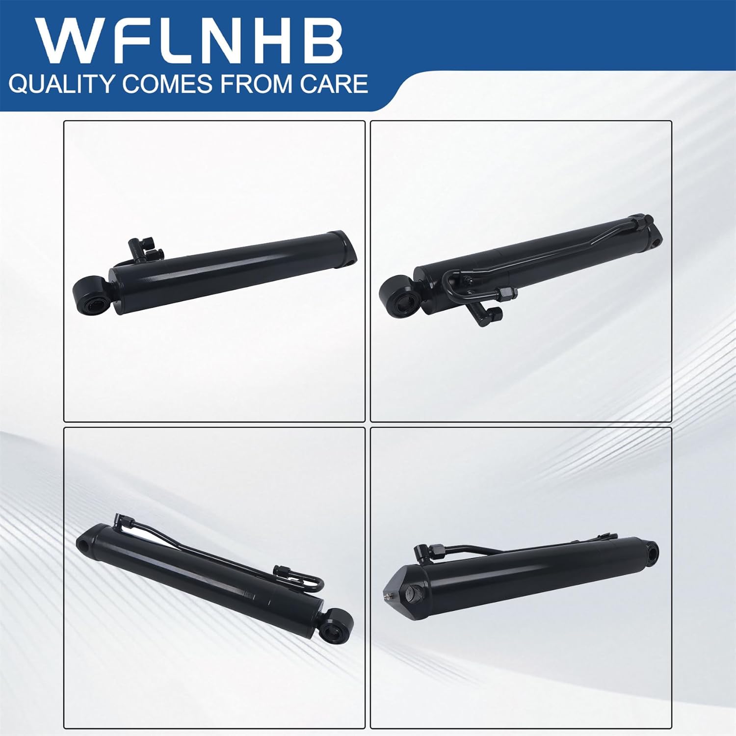 WFLNHB 6539075 6586991 Hydraulic Bucket Tilt Cylinders Replacement for Bobcat Skid Steer 853