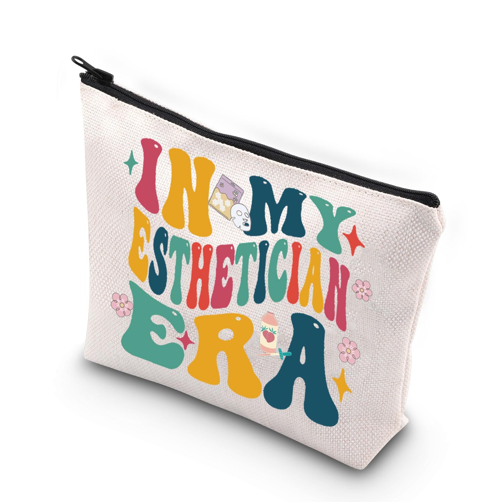 WSNANG Esthetician Makeup Bag Beautician Gift Beauty Artist Gift Beauty Skincare Cosmetic Accessories Pouch Makeup Artist Gift (Esthetician bag)