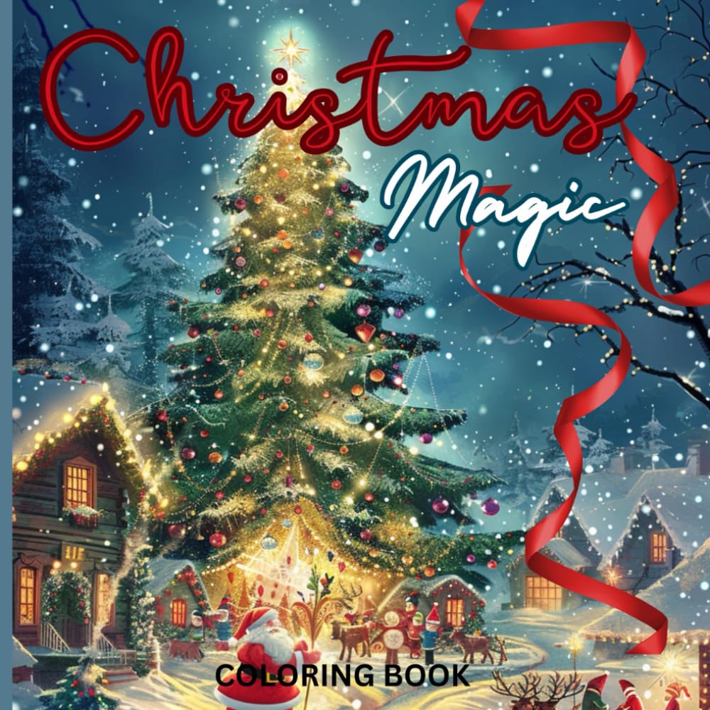 Magical Christmas Coloring Book.