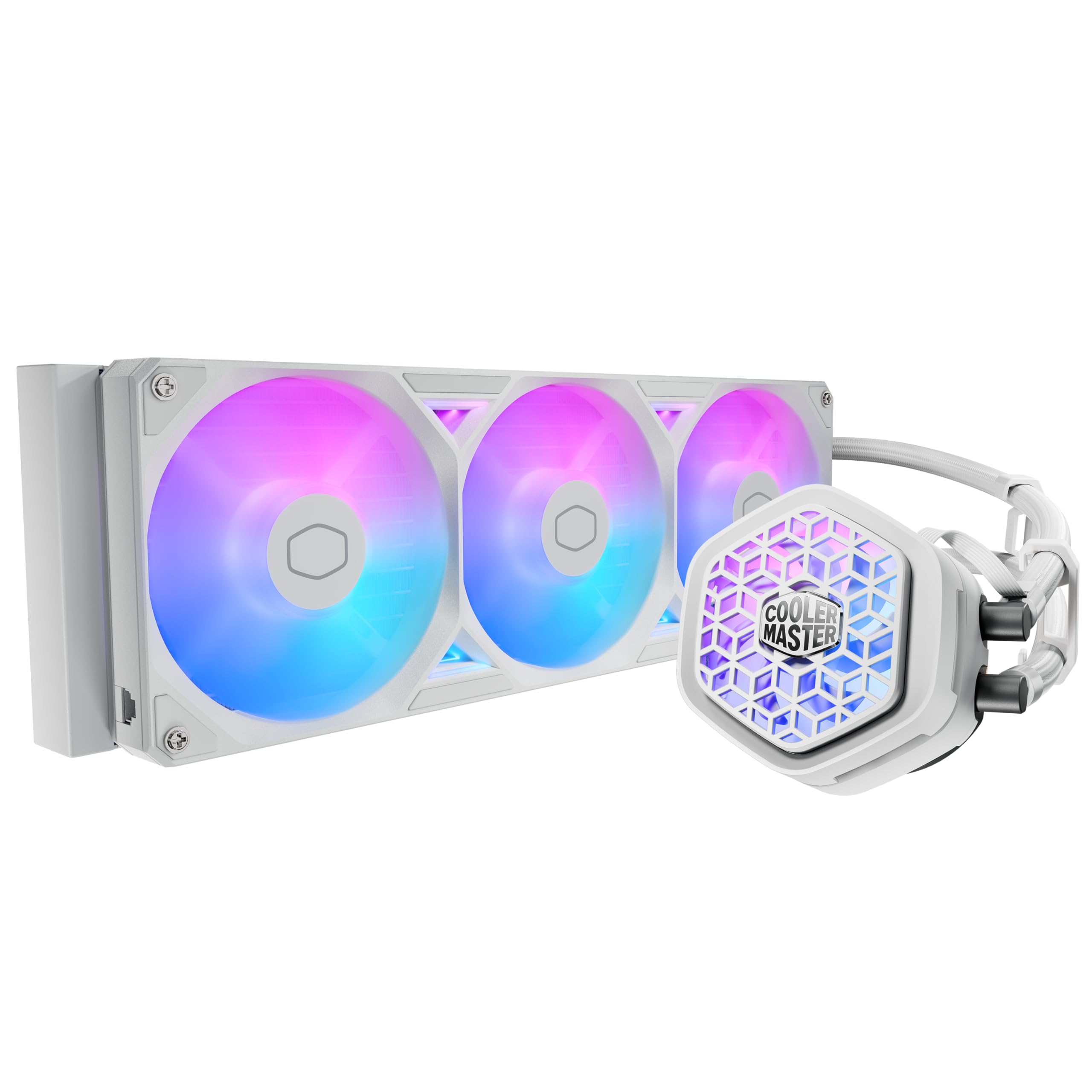 Amazon.co.jp: Cooler Master ML 360 Atmos II VRM Fan White 簡易水冷