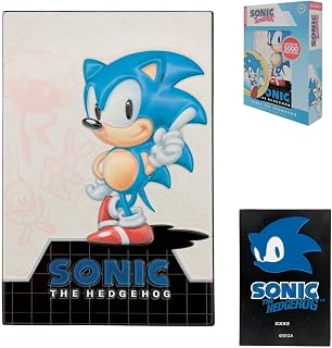 FaNaTtik Sonic the Hedgehog 35th Anniversary Limited Edition Ingot – Officially Licensed Metal Collectible, Numbered with Display Stand