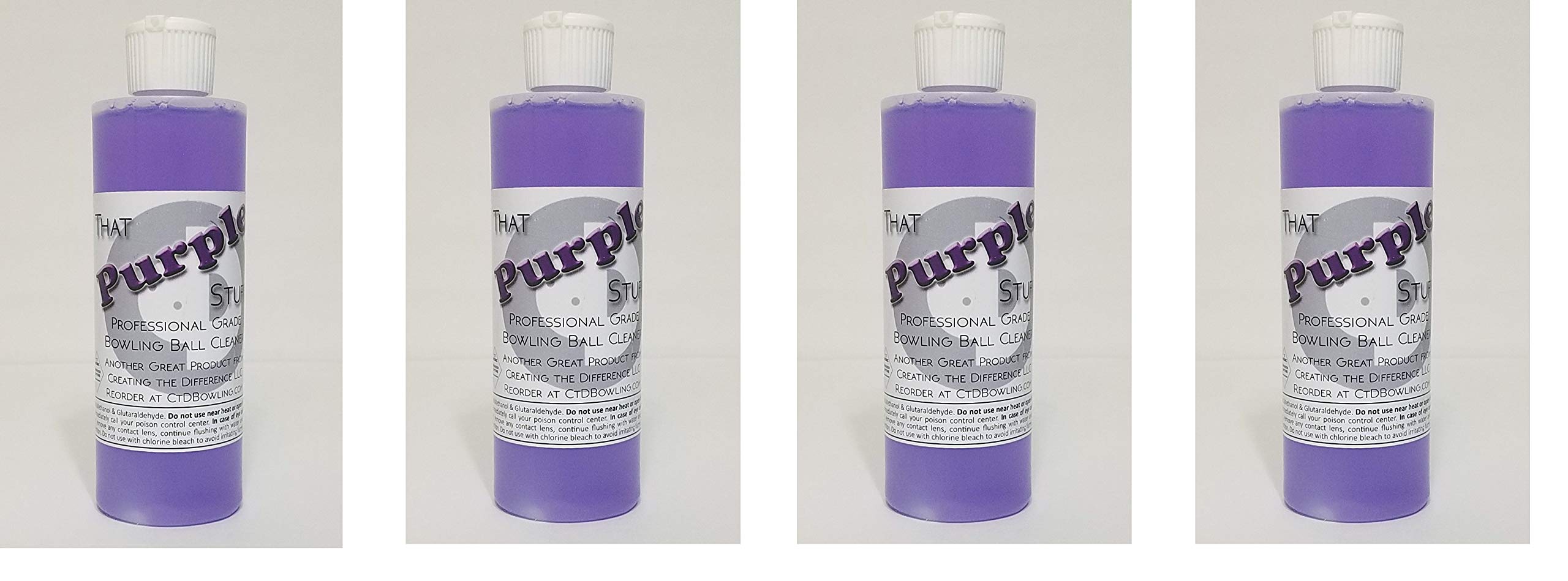 Creating the Difference That Purple Stuff Bowling Ball Cleaner | 8 oz Bottle (4-Pack)