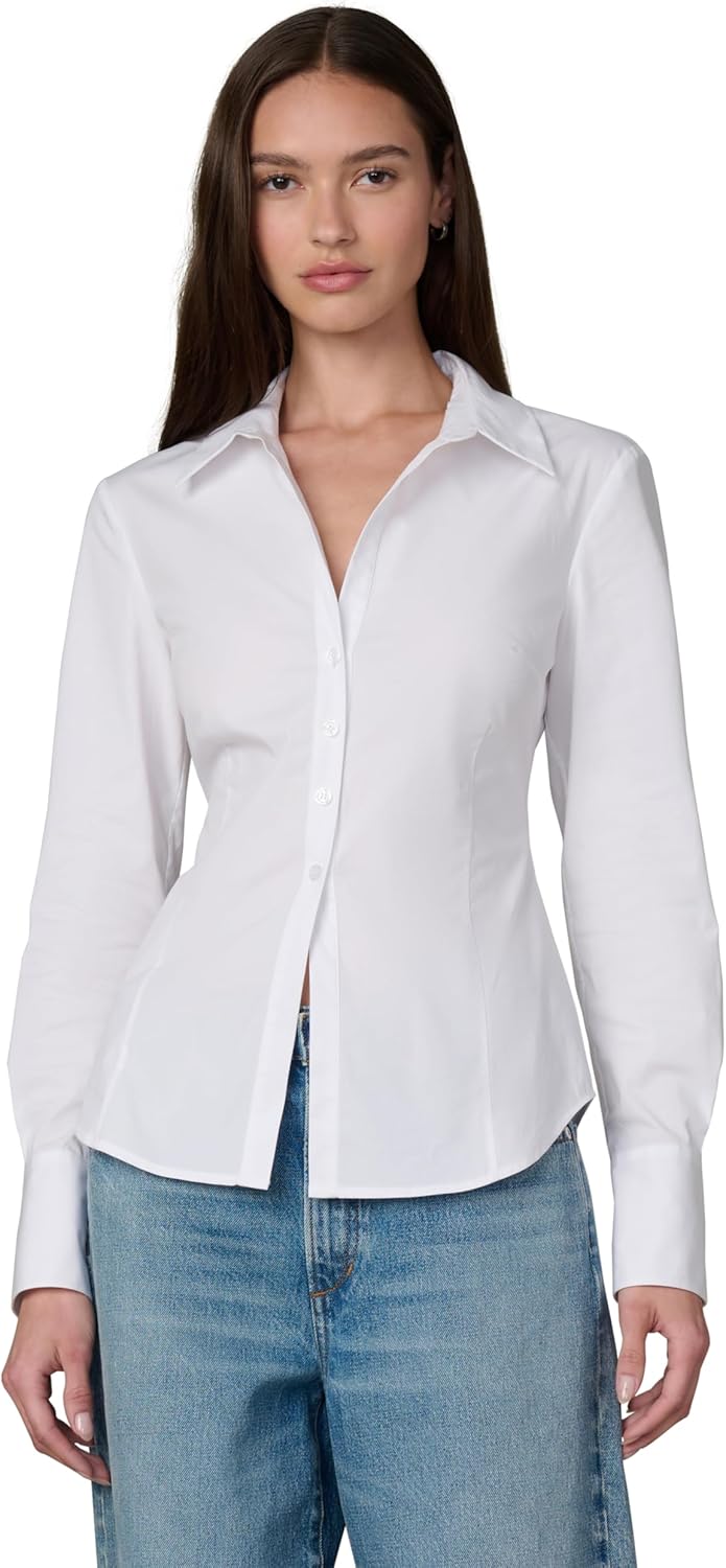 Joe's Womens The Cora Slim Fit Long Sleeve Shirt