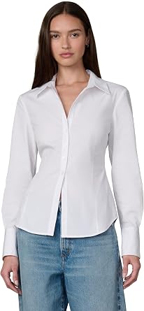 Joes Womens The Cora Slim Fit Long Sleeve Shirt