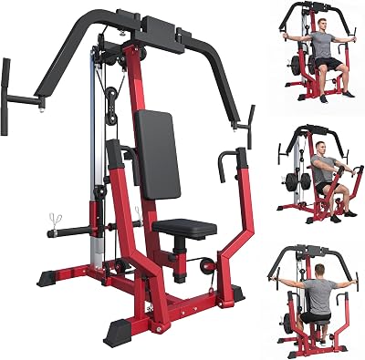 U-MAX Chest Press Machine, Adjustable PEC Deck Machine for Home Gym