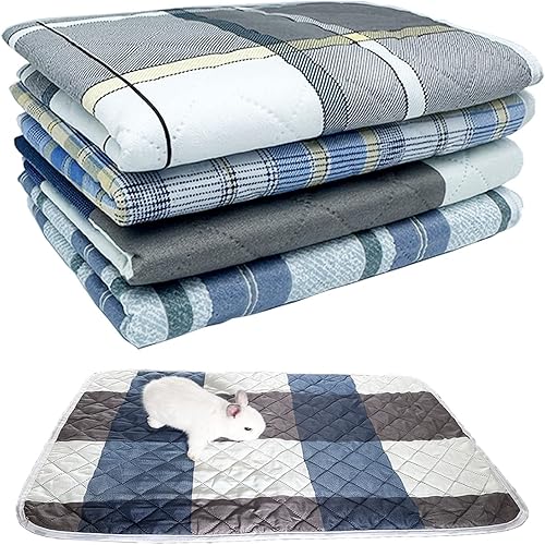 Miniatura 8 de WEWAYKGJ Revestimientos de jaula de conejo almohadillas de ropa de cama de conejo alfombrillas de jaula de conejo impermeables reutilizables