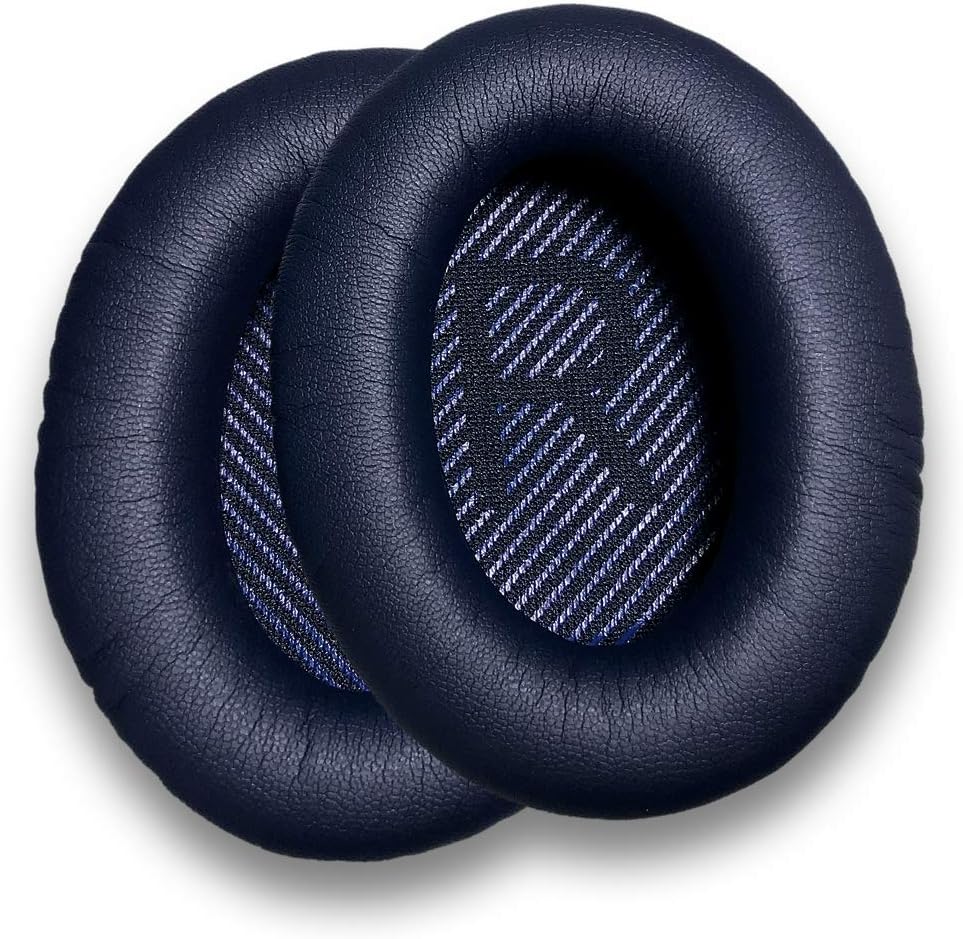 Replacement Ear Pads for Bose QC35 Compatible Replacement Ear Pads with QC35 - Compatible with QC35 [Triple Midnight]