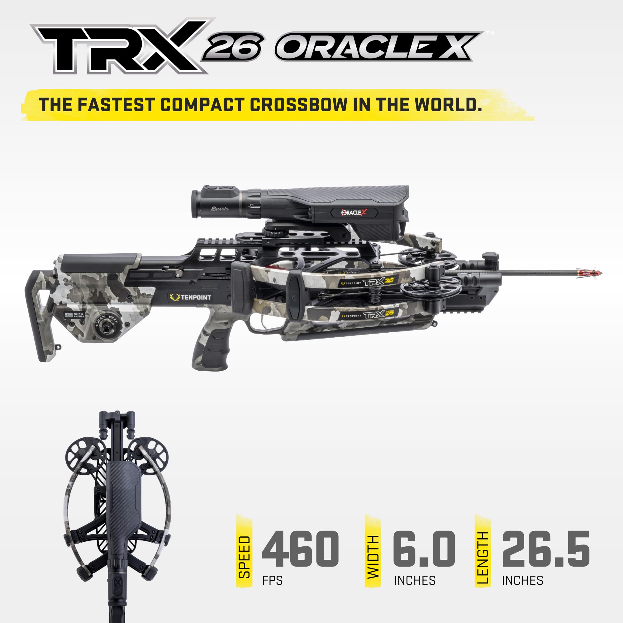 TRX 26 Oracle Crossbow, Vektra - Equipped with Burris Oracle X Rangefinding Scope, ACUslide MAXX Cocking & De-Cocking System + TriggerTech Trigger