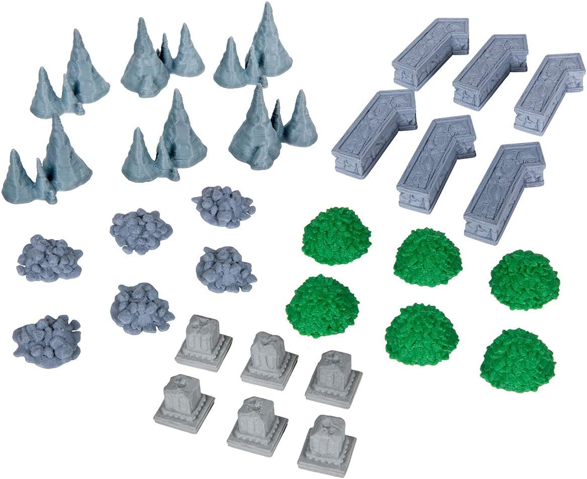 The Broken Token Gloomhaven Compatible Dungeon Accessories, Adventure Pack 2 - Customizable 3D Printed Game Accessories for Tabletop Role Playing Games