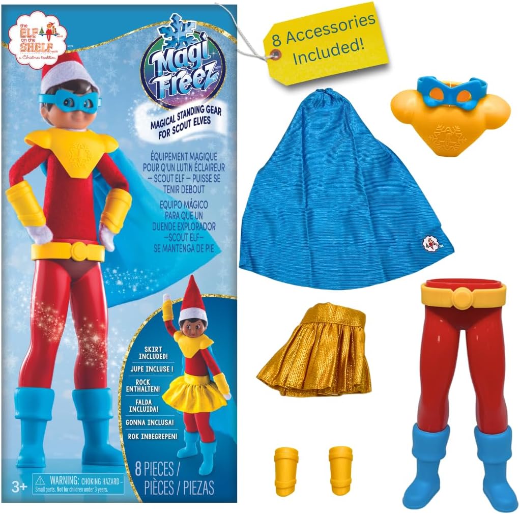 The Elf on the Shelf MagiFreez Polar Power Hero Accessory Set - Help Your Scout Elf Find Their Inner Super Hero to Activate Magical Standing Power