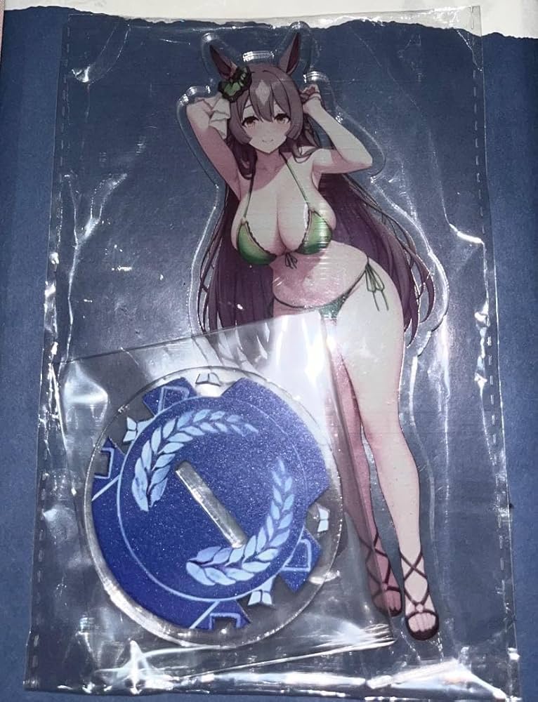 Amazon.co.jp: 缶子牧場 水着サトノダイヤモンド アクリル