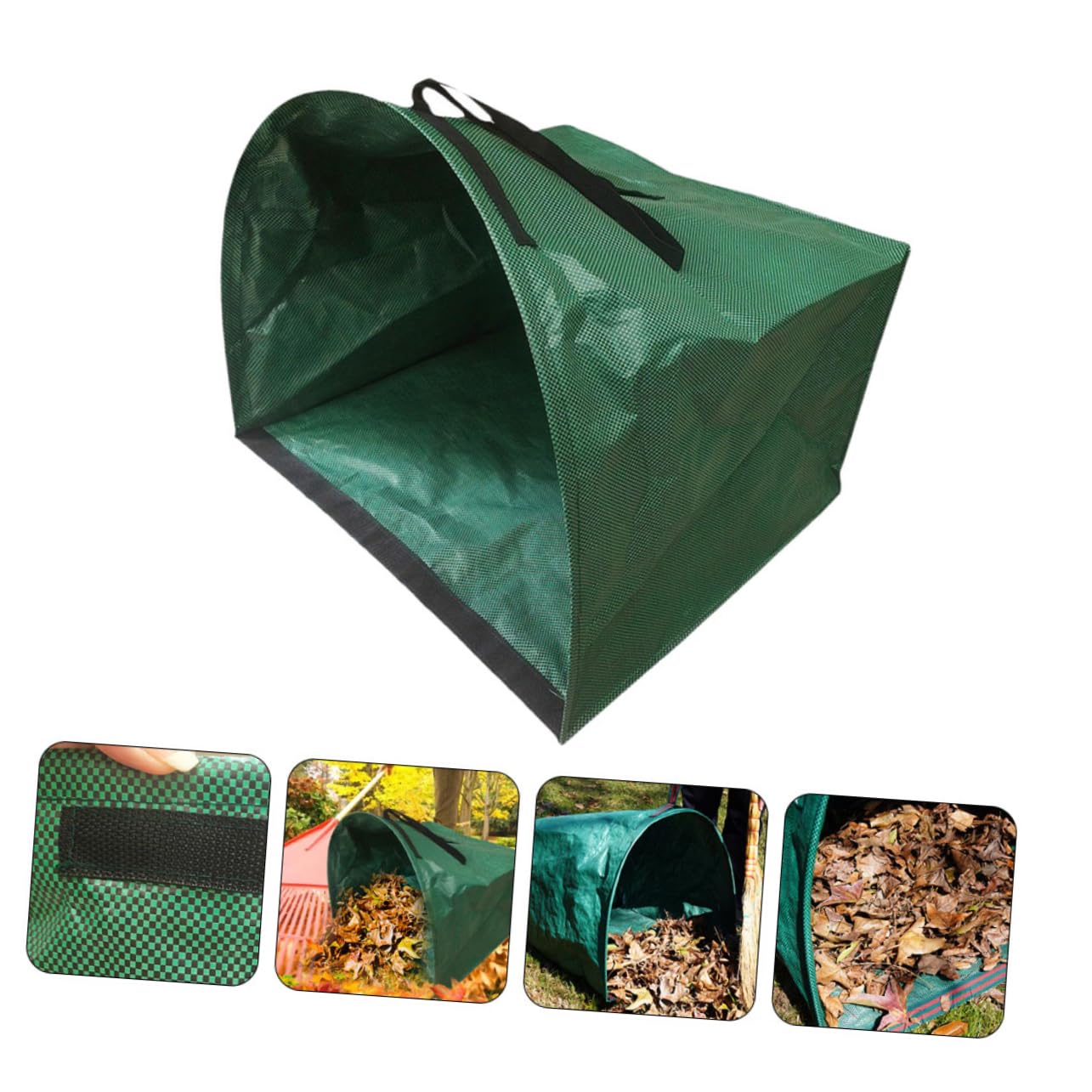 ibasenice 2pièces Sacs à Déchets De Jardin Pliables Sacs Poubelles Réutilisables Conteneurs à Déchets De Jardin Pour Mortes