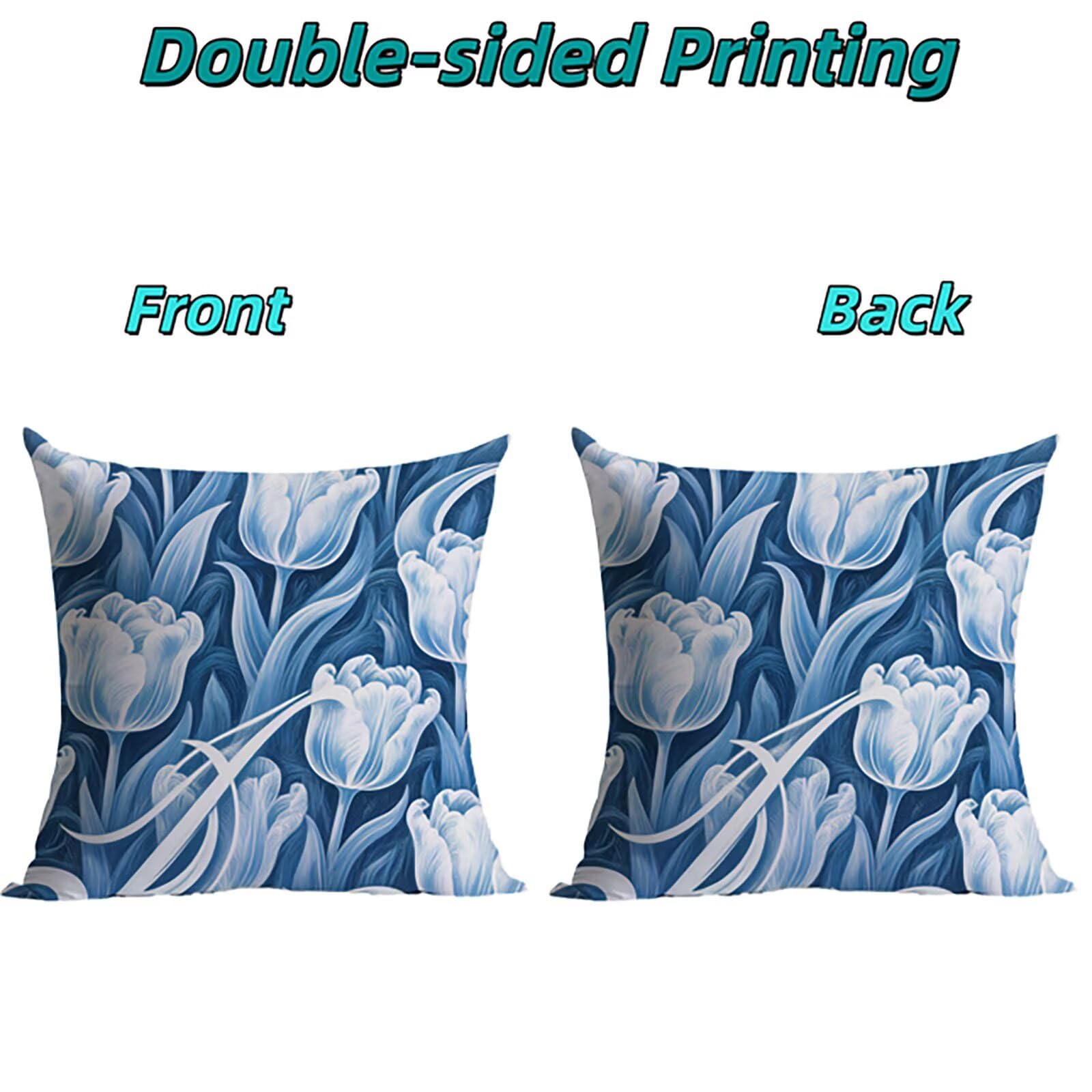 Cyan Outdoor Kissenbezug 60x60cm Wasserdicht Kopfkissenbezug THDZ-3618