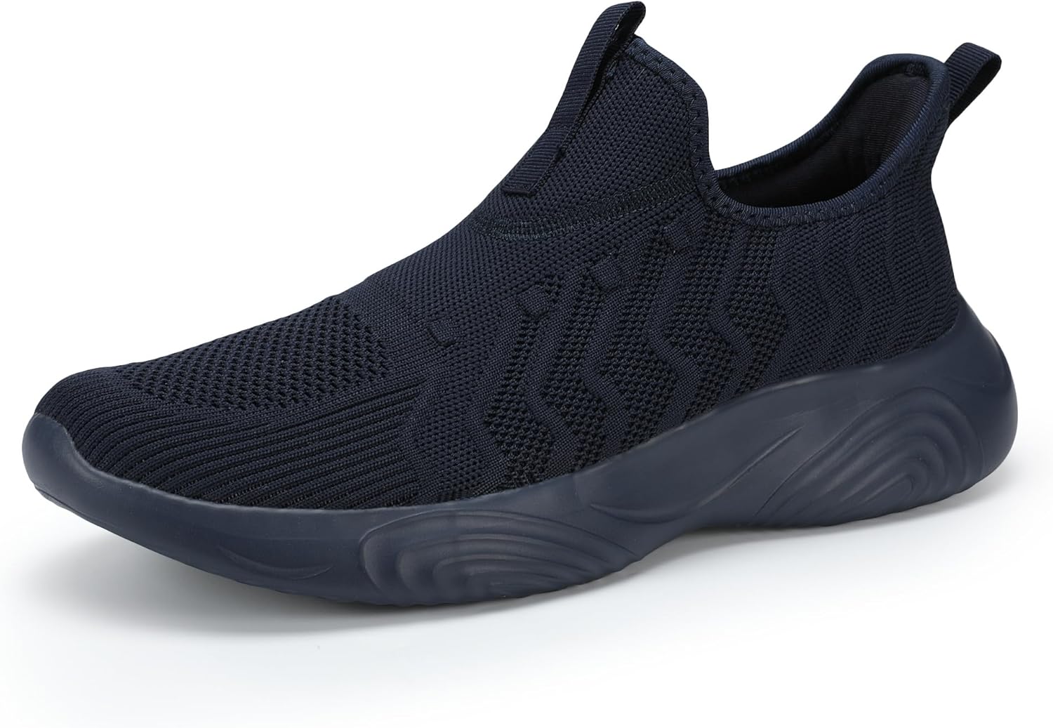 MRIP Mens Slip On Walking Shoes Lightweight Comfortable Gym Workout Running Shoes Mesh Breathable Cushion Fashion Tennis Athletic Casual Sneakers