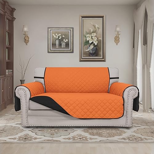 Miniatura 101 de Easy-Going - Funda reversible para sofá, resistente al agua, con varillas de espuma y correas elásticas, protector de muebles para mascotas y perros