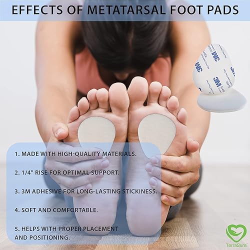 Miniatura 5 de Almohadillas metatarsianas para juanetes para mujer, Blanco