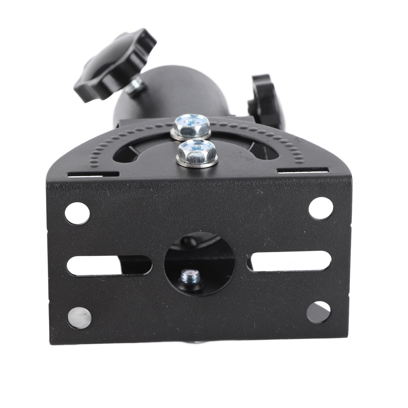 Socobeta Adaptateur de Montage sur Poteau Satellite Noir Réglable pour Antenne Parabolique Standard Gen 3, Installation Facile, Utilisation Sûre, Conception Durable 7,1 X 5,6 Pouces