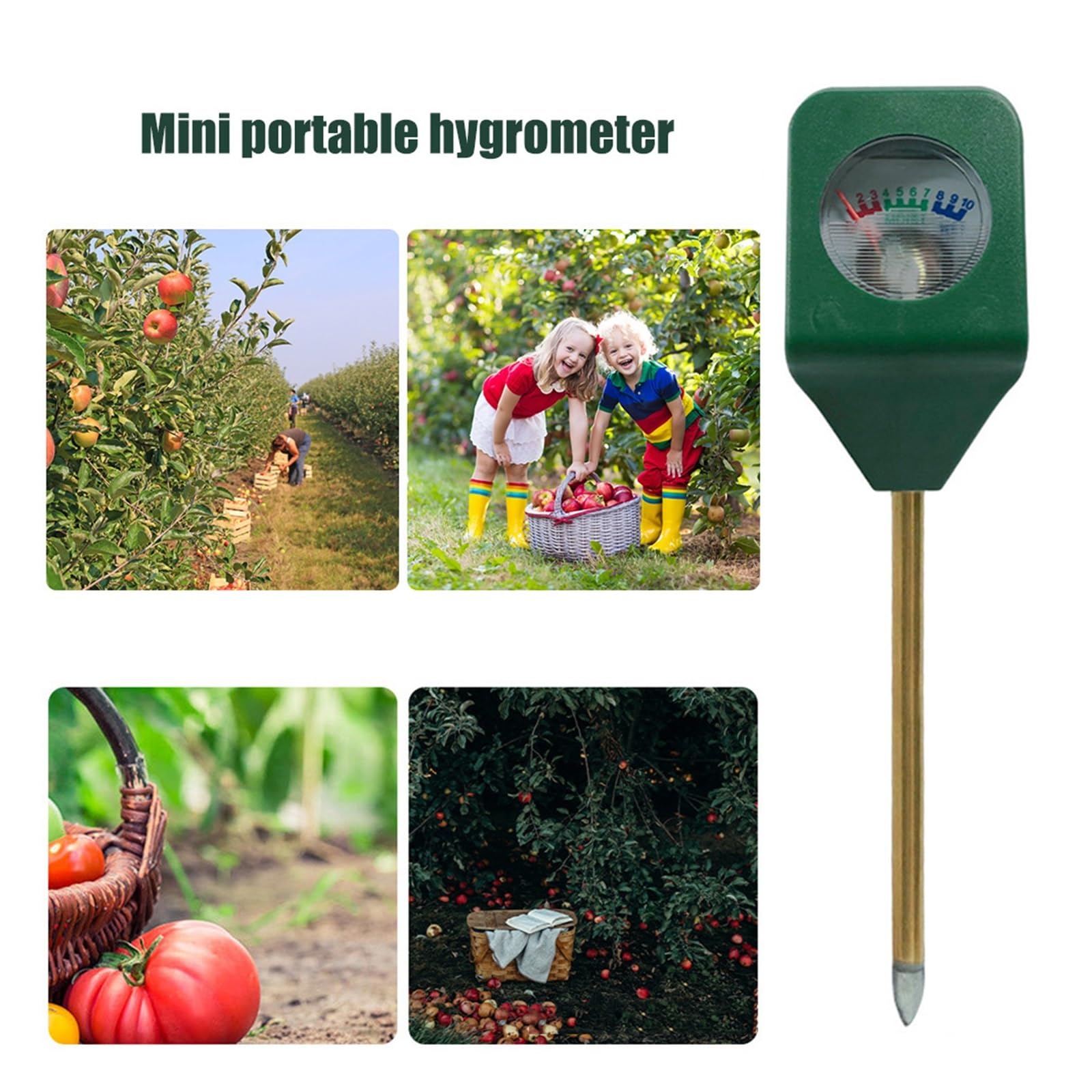 1-5 stücke Mini Boden Feuchtigkeit Sensor Meter Tragbaren Detektor Metall Sonde Gartenpflanze Blume Wasser Analysator Test Hygrometer Werkzeug(5 pcs)