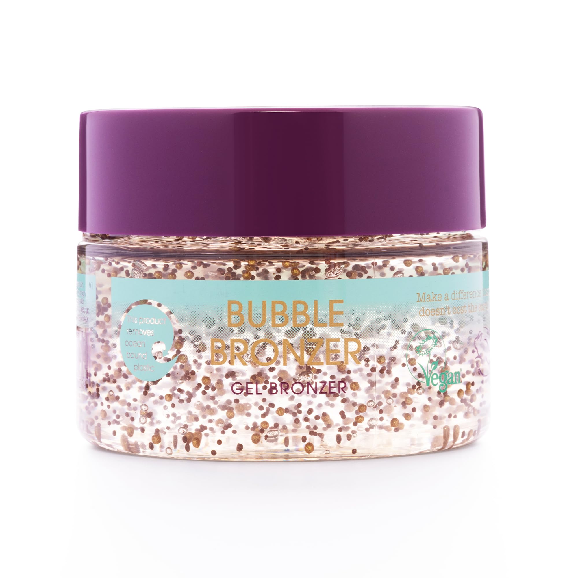 VeganTan Face and Body Bubble Self Bronzer Gel Fake Tan Gel 100ml