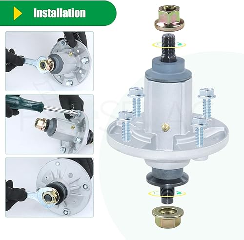Miniatura 8 de Conjunto de husillo GY21098 preengrasado sustituye al husillo AUC15811, ensamblaje de husillo John Deere AUC15811 - AUC15811, husillo GY20454,