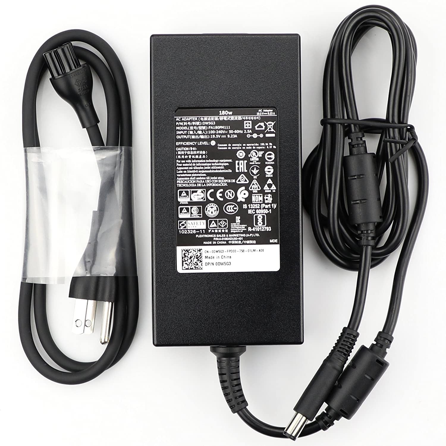 180W Power Supply Fit for Dell Dock WD19 K20A001 WD15 K17A001