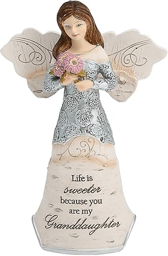 Vista 43 de Pavilion Gift Company Elements Daughter - Figura de ángel guardián, 6 pulgadas, color rojo