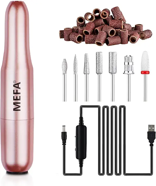 MEFA 13-in-1 Electric Nail Cutter Set - 20,000 RPM Manicure & Pedicure Kit