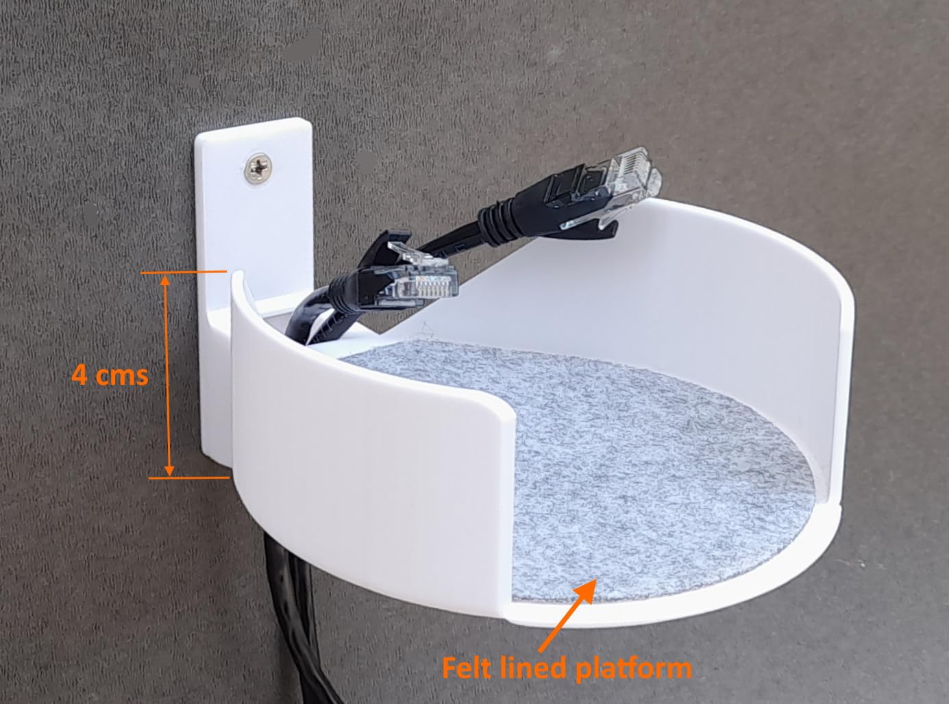 makerV Wall Mount Bracket Stand for Tp-Link Deco X10 X20 X50 X55 X60 X68 Mesh Router, Wall Stand/Holder for Tp-Link Deco X10 X20 X55 X60 X68 Mesh WiFi Router: Plastic: Screw Mount (Pack of 1) — Amazon image 2