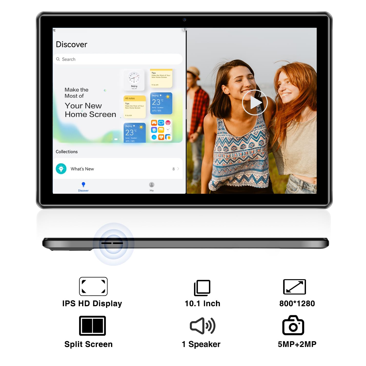 Android13 ✨ タブレット DOOGEE U9 大容量5060mAh DOOGEE U9 Tablet z systemem Android 13, WiFi 6 Tablet dla