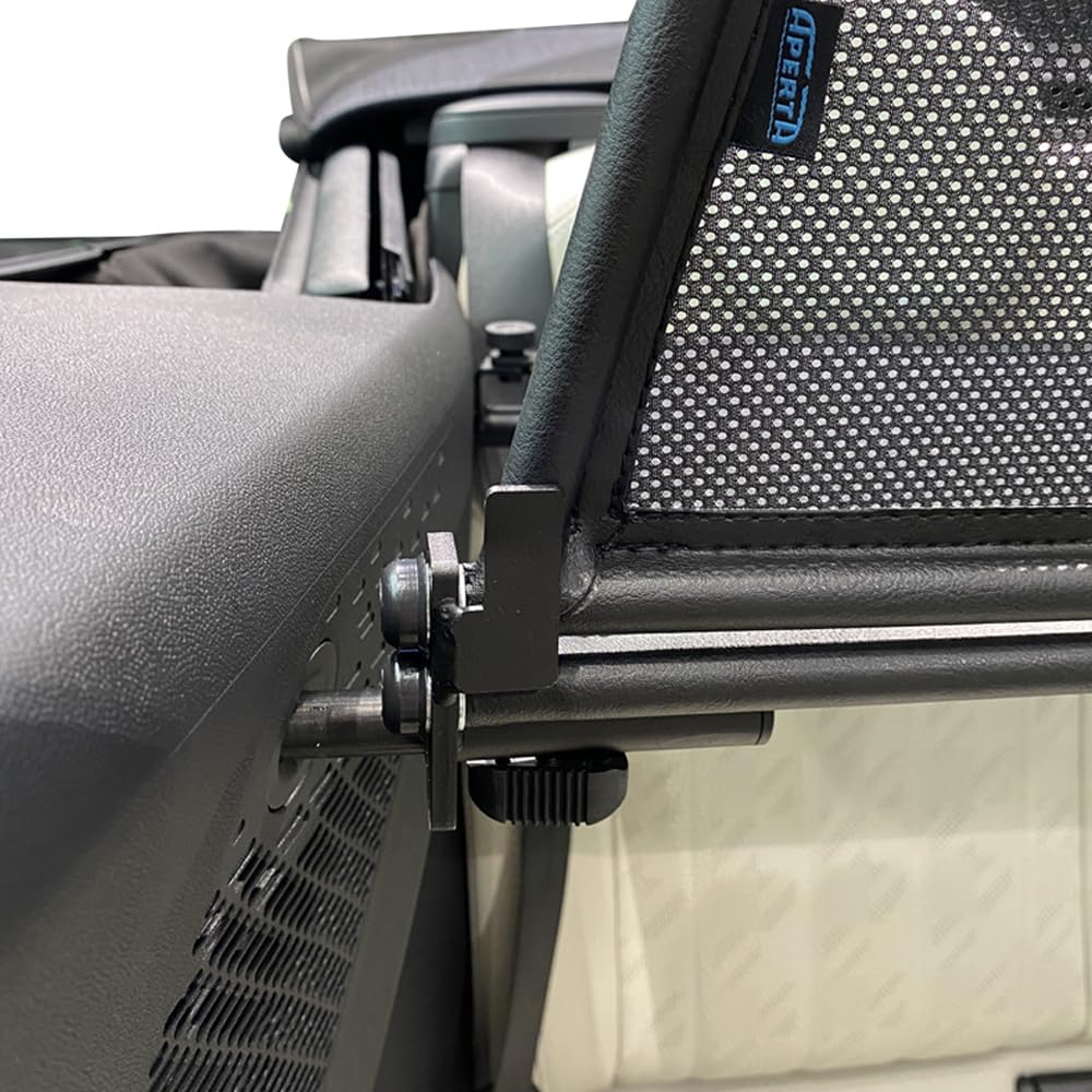 Aperta Windschott passend für Mini Cooper Cabrio (2015-2024) F57 - Ohne Bohren - 100% Passgenau OEM Qualität Schwarz Windstop Windabweiser