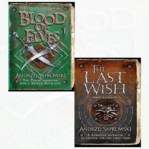 Andrzej Sapkowski Witcher Series Collection 7 Books Gift-Box Set (The Last Wish, Sword of Destiny, Blood of Elves, Time of Contempt, Baptism of Fire)