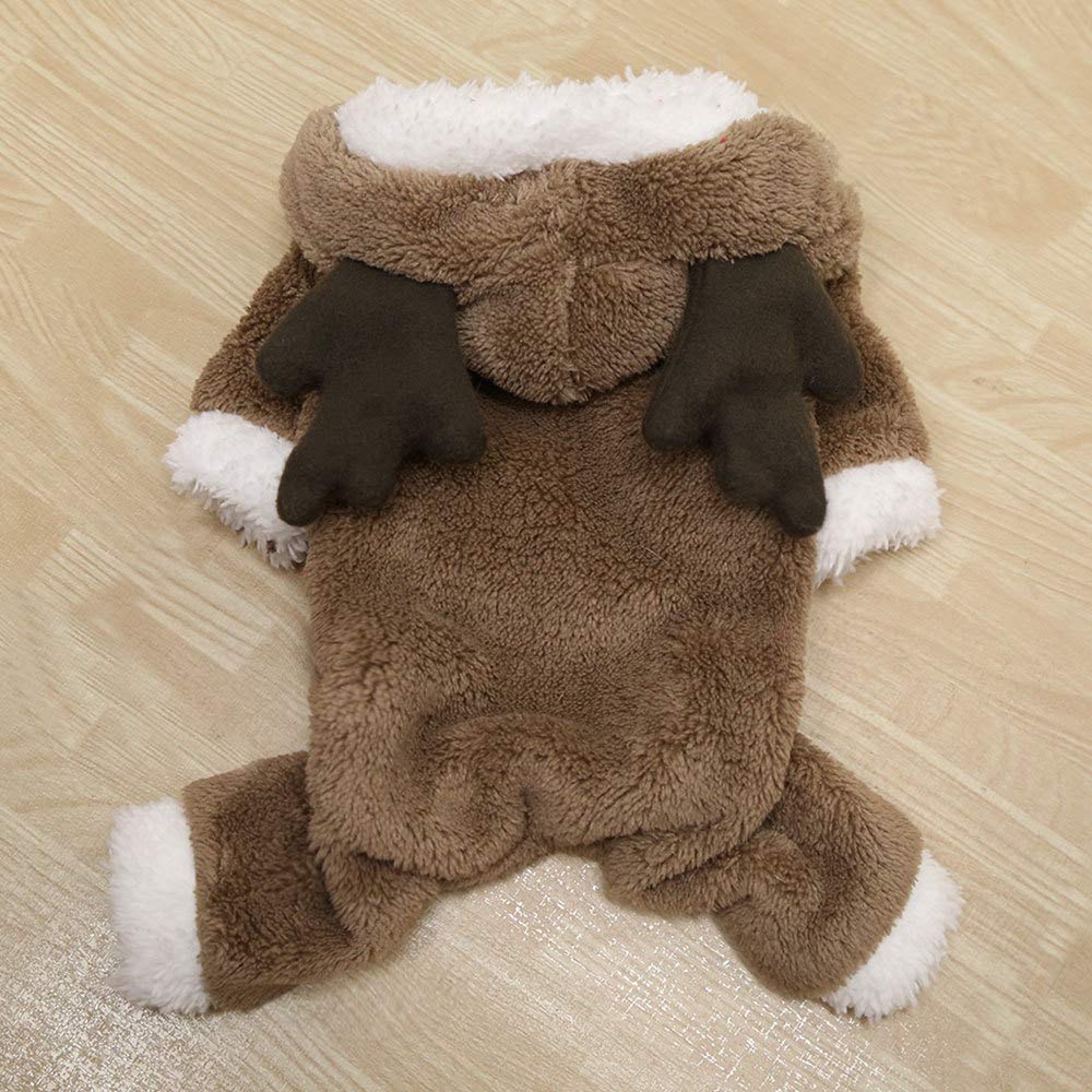 Hunde-Schneemann-Pullover Für Weihnachten - Aus Acryl, Mit Schneemann-Muster, Größe M (Brust 38,1 Cm)