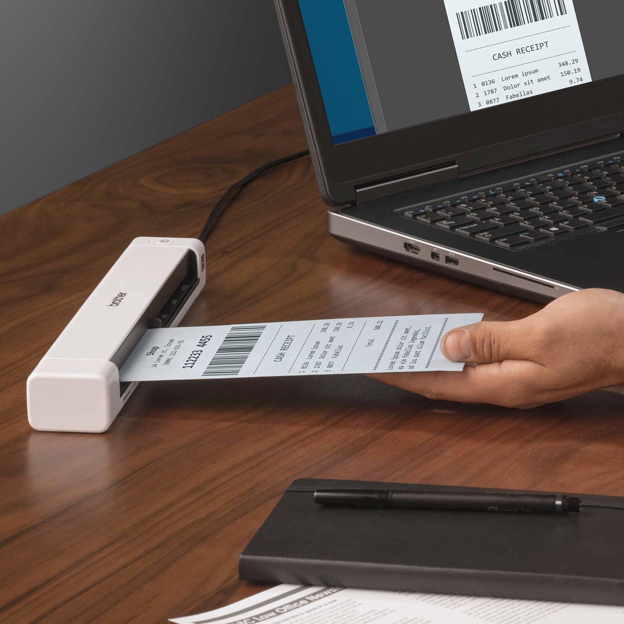 Brother DS-640 Compact Mobile Document Scanner, (Modello: DS640)