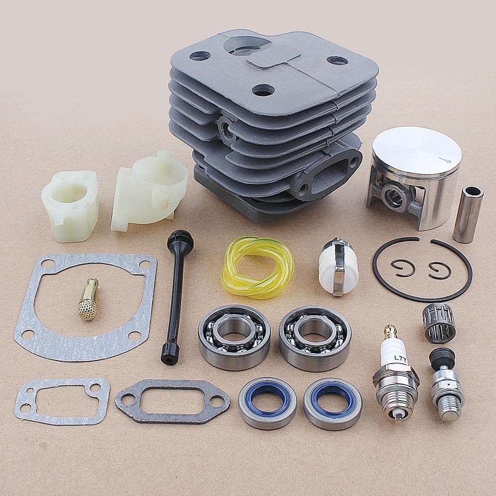 Zestaw tłoka cylindra o dużej średnicy 52 mm pasuje do piły łańcuchowej 162 266 266SE 501 68 55-71 W Zestaw cylindra Zestaw big bore do motocykla