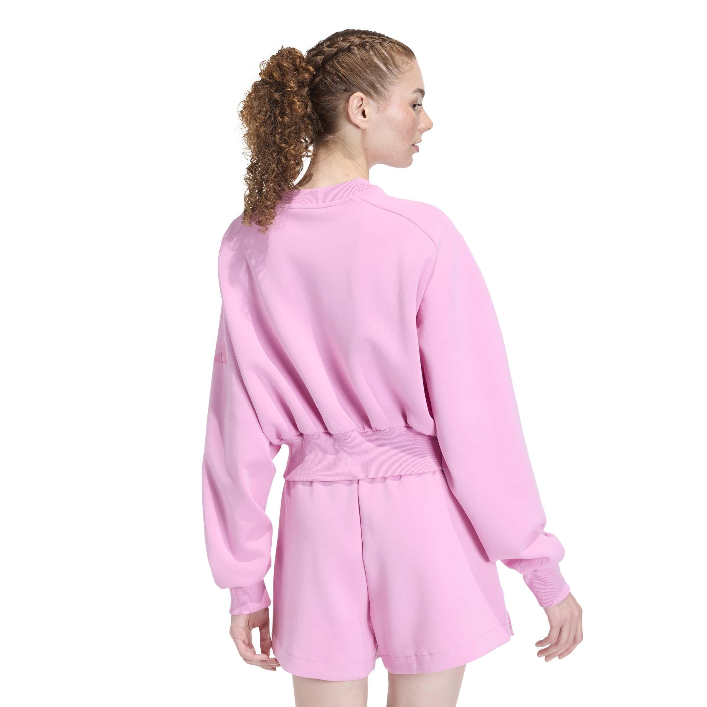 adidas dames SOFT LUX SWEATSHIRT, st tropic bloom, L