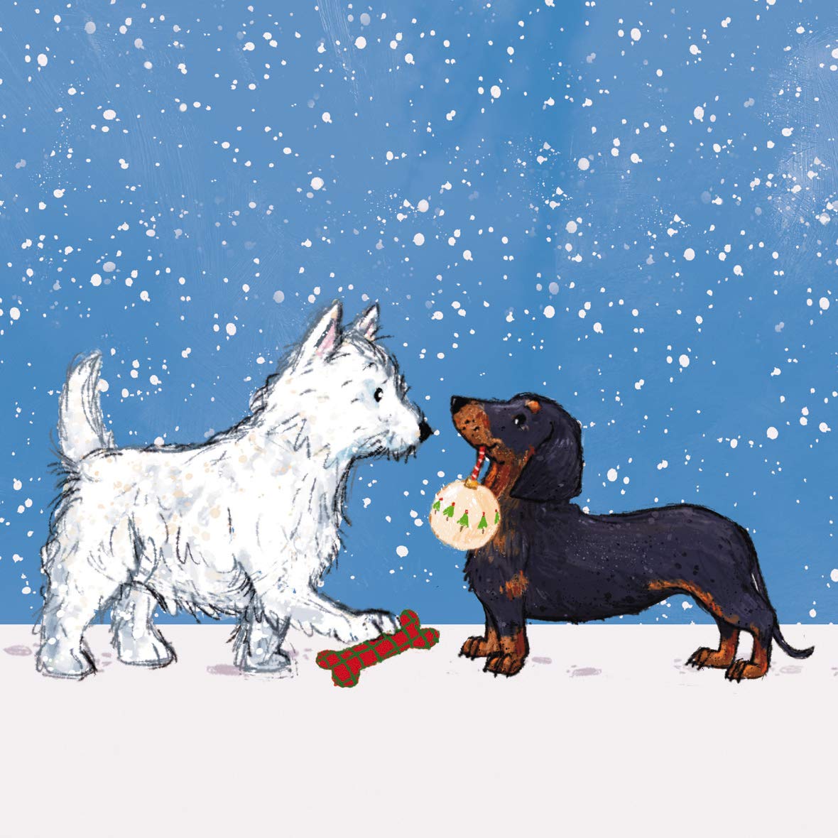 Pack of 8 A Pawfect Gift Dogs Mini Charity Christmas Cards Multiple Charities ASCX0283, Multicolor, 10cm x 10cm
