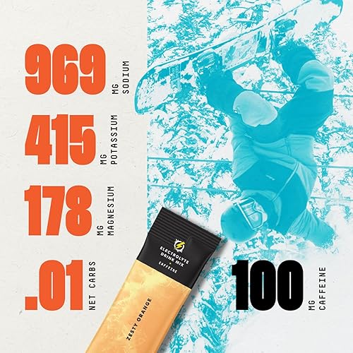 Miniatura 2 de SALTT - Mezcla de bebida con sabor a electrolitos en polvo, sabor a naranja picante, 30 paquetes de hidratación, magnesio, potasio, sodio,