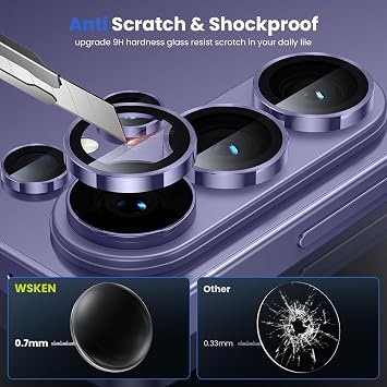 WSKEN Samsung Galaxy S26 Ultra Kamera Lens Koruyucu için - Ultra İnce