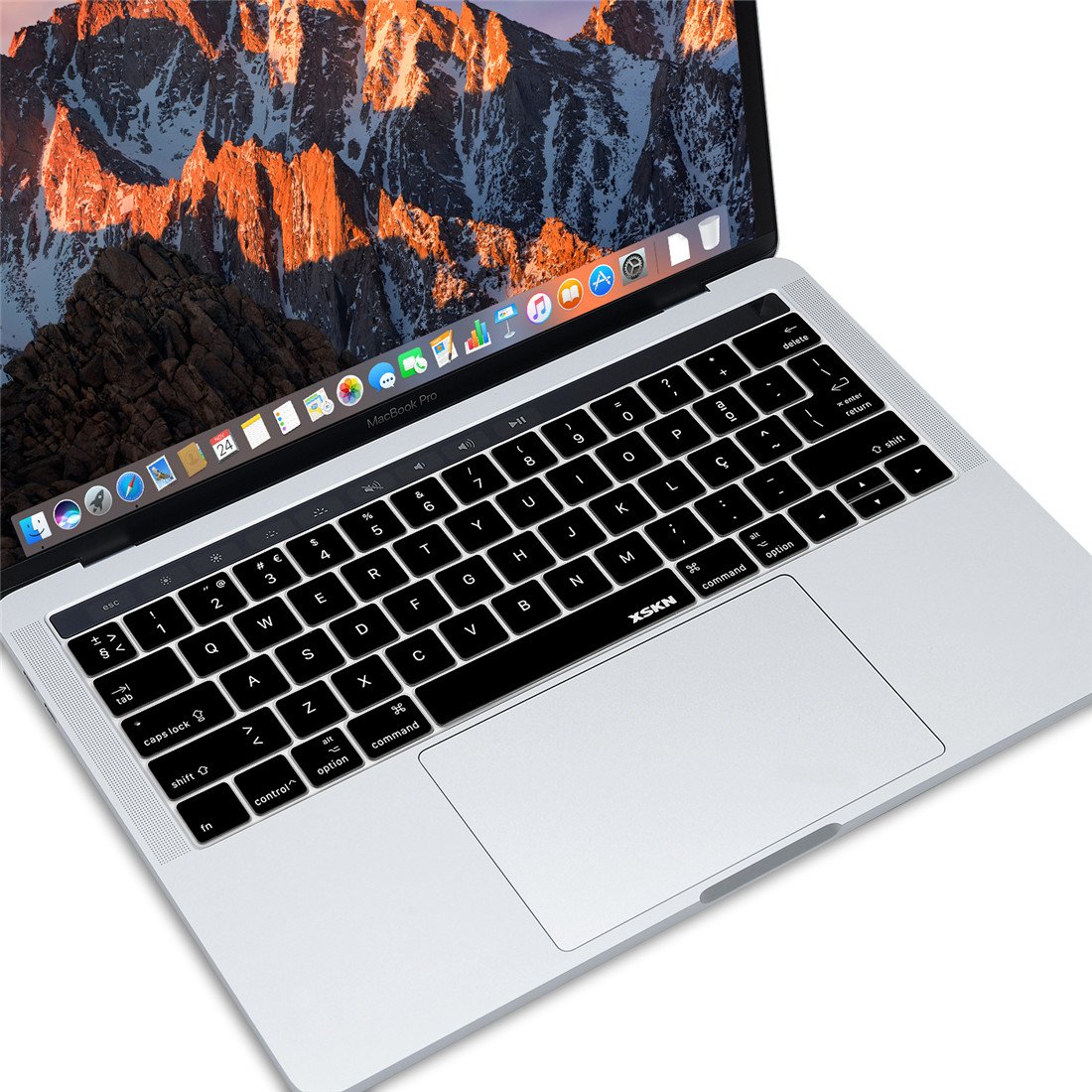 XSKN Capa de teclado em idioma alemão para Touch Bar MacBook Pro