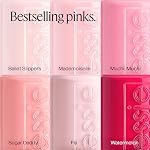essie nail polish, vegan, glossy shine finish, salon quality formula, playful and rebellious, light pink, 13.5 ml