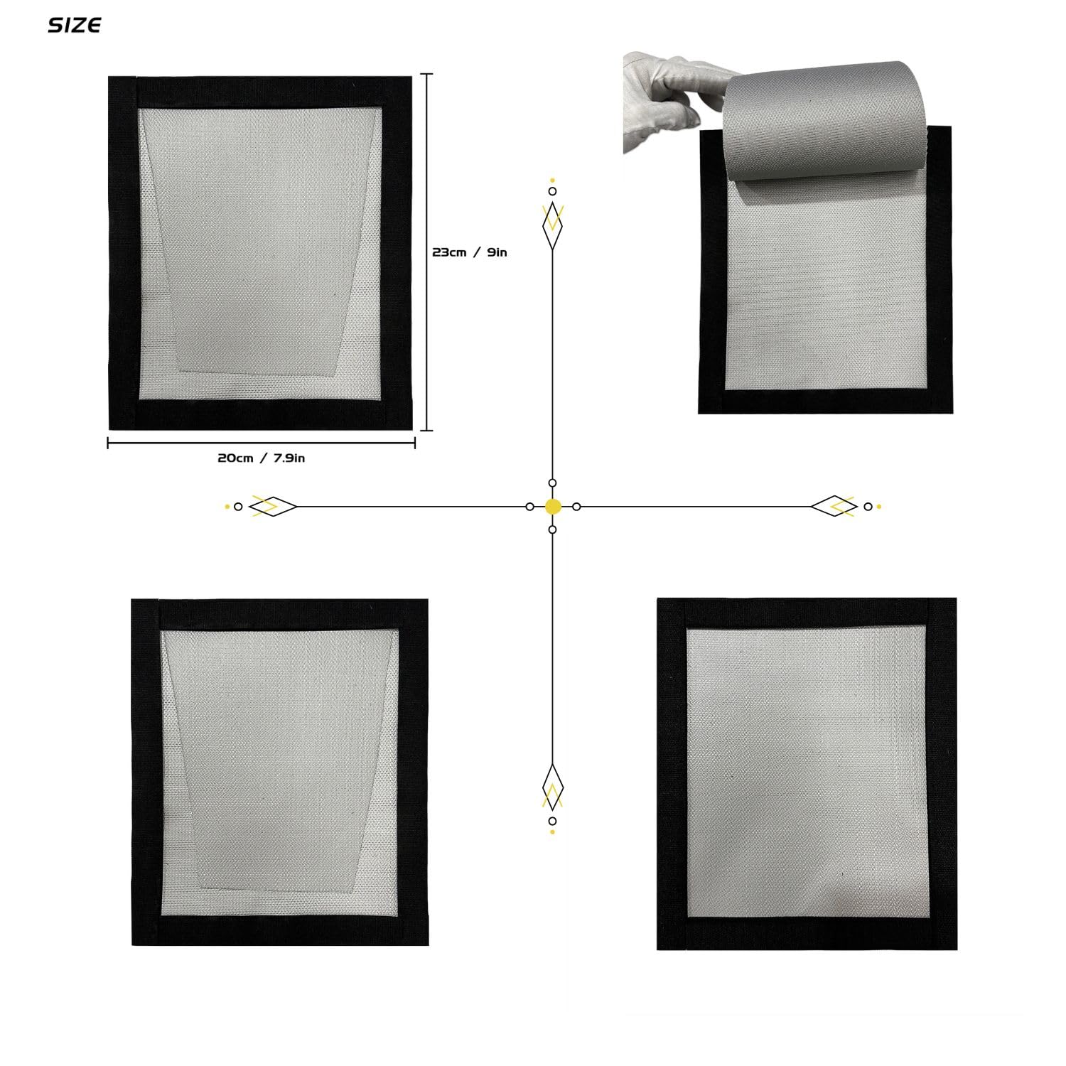 TAISOCA DIY Stove Jack 7.9 * 9inch Hot Tent Stove Jack Stove Jack Kit for Tent Outdoor Stove Jack with Rain Flap