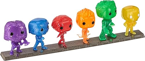 Funko Pop! Artist Series: Marvel Infinity Saga - Avengers with Base (paquete de 6) Exclusivo de Amazon, multicolor, (57619)