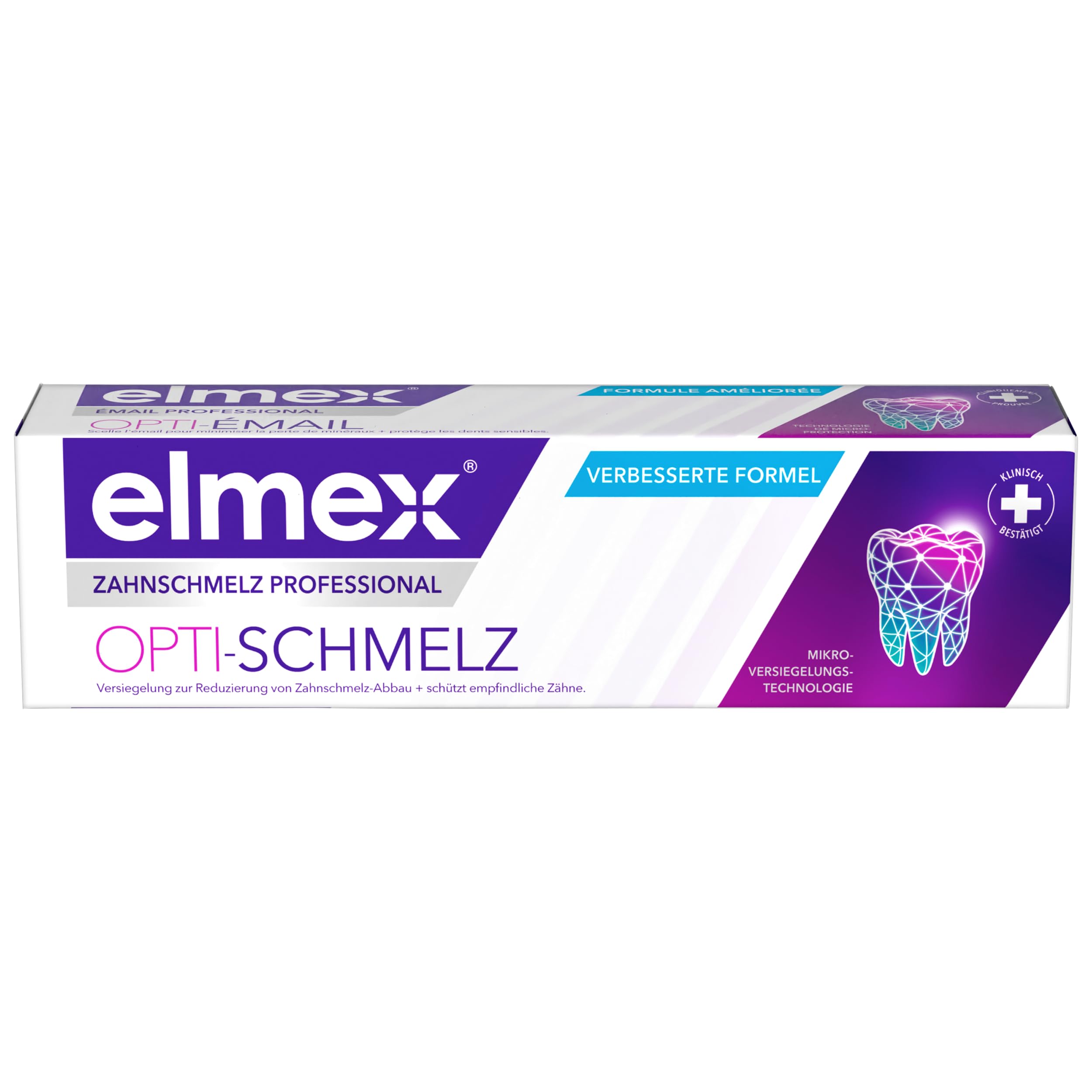 Elmex Opti-schmelz professional Zahnpasta Versiegelung und Stärkung, 75 ml Pasta do zębów