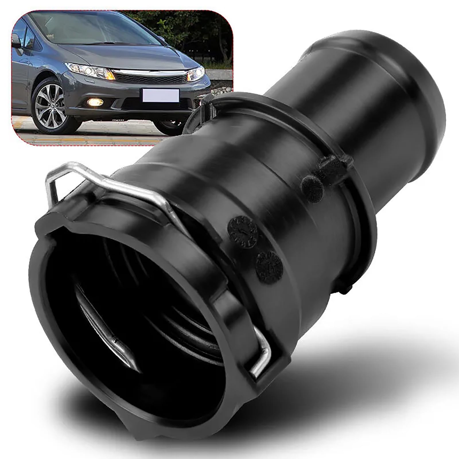 XINAJUND 19503-RNB-A01 Radiator Hose Flange Replacement Radiator Hose Connectors Coolant Pipe Quick Coupling Fitting