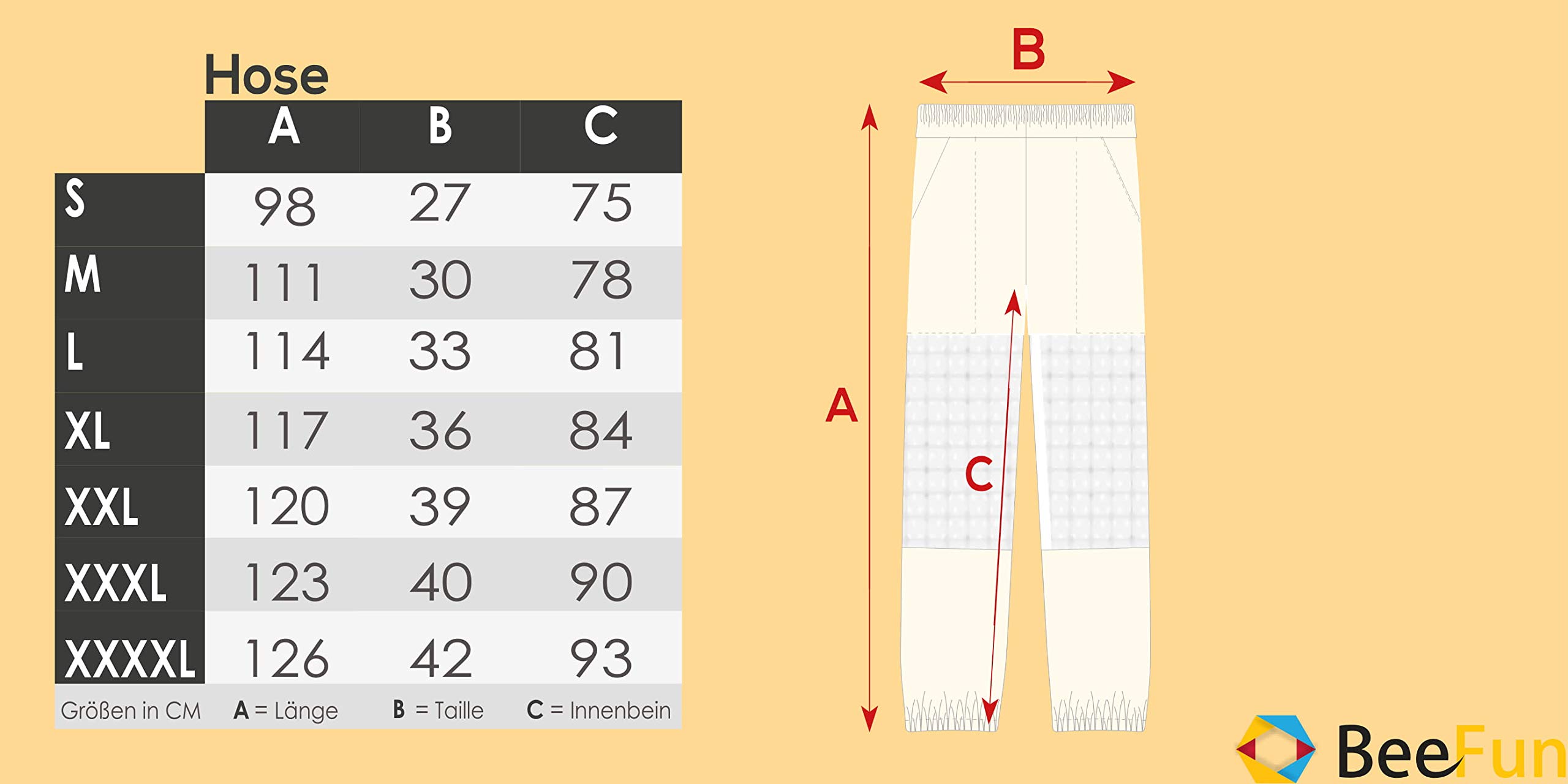 Imkerhose Deluxe weiß - BeeFun®: S
