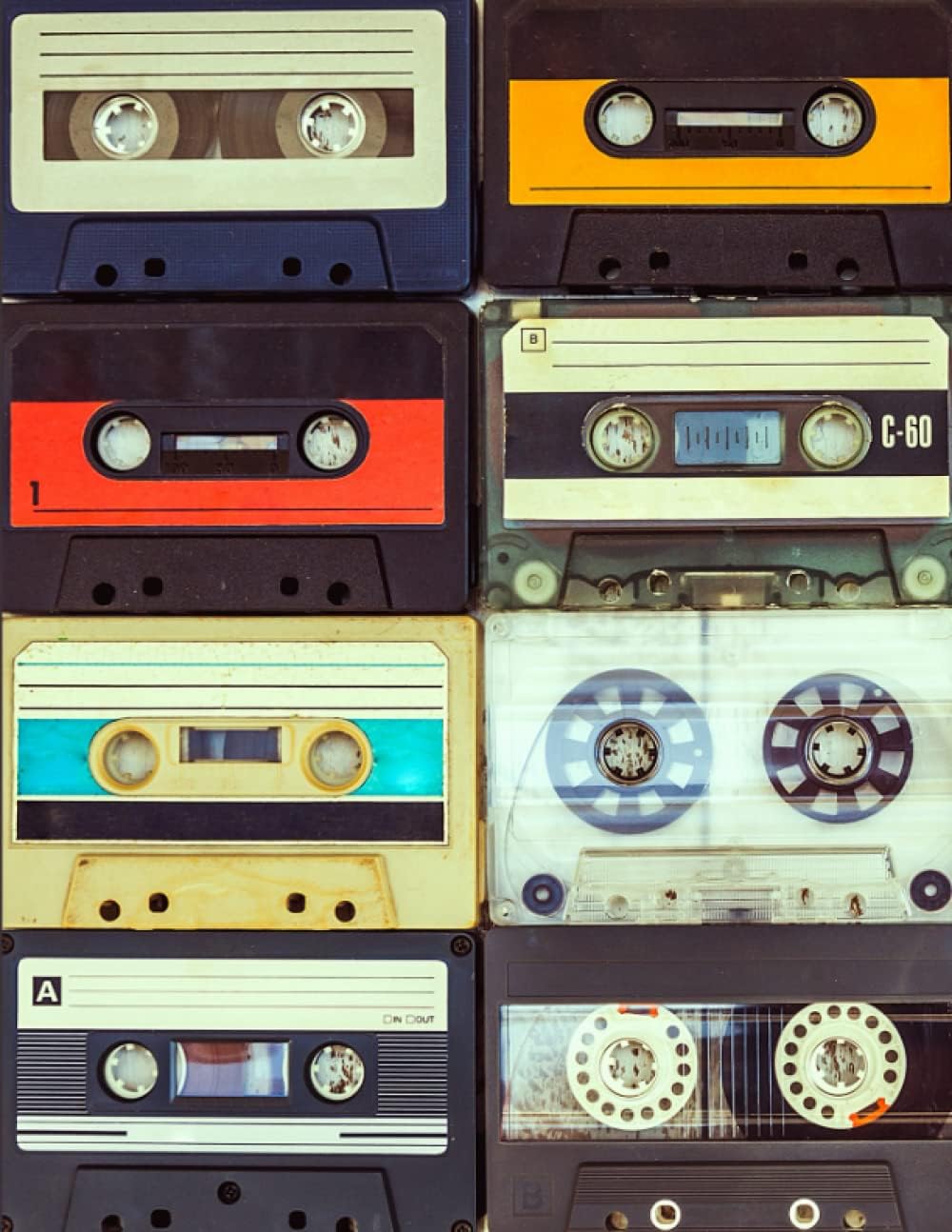 Independently published Cassette Tape Notebook: Retro Mix Tape Collection Journal