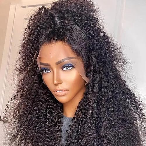 Miniatura 5 de Pelucas de cabello humano virgen brasileño virgen de 13 x 4 HD, transparente, con encaje frontal, para mujeres negras, sin pegamento, prearrancadas