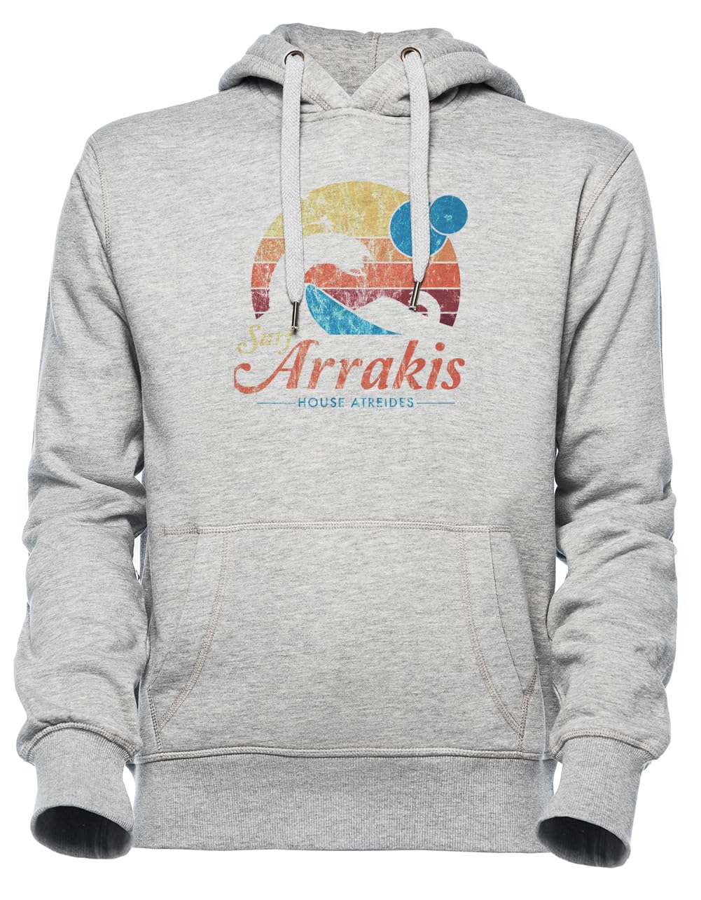 Sweat à capuche Dune effet distressed surf au design rétro pour un look unique - 3