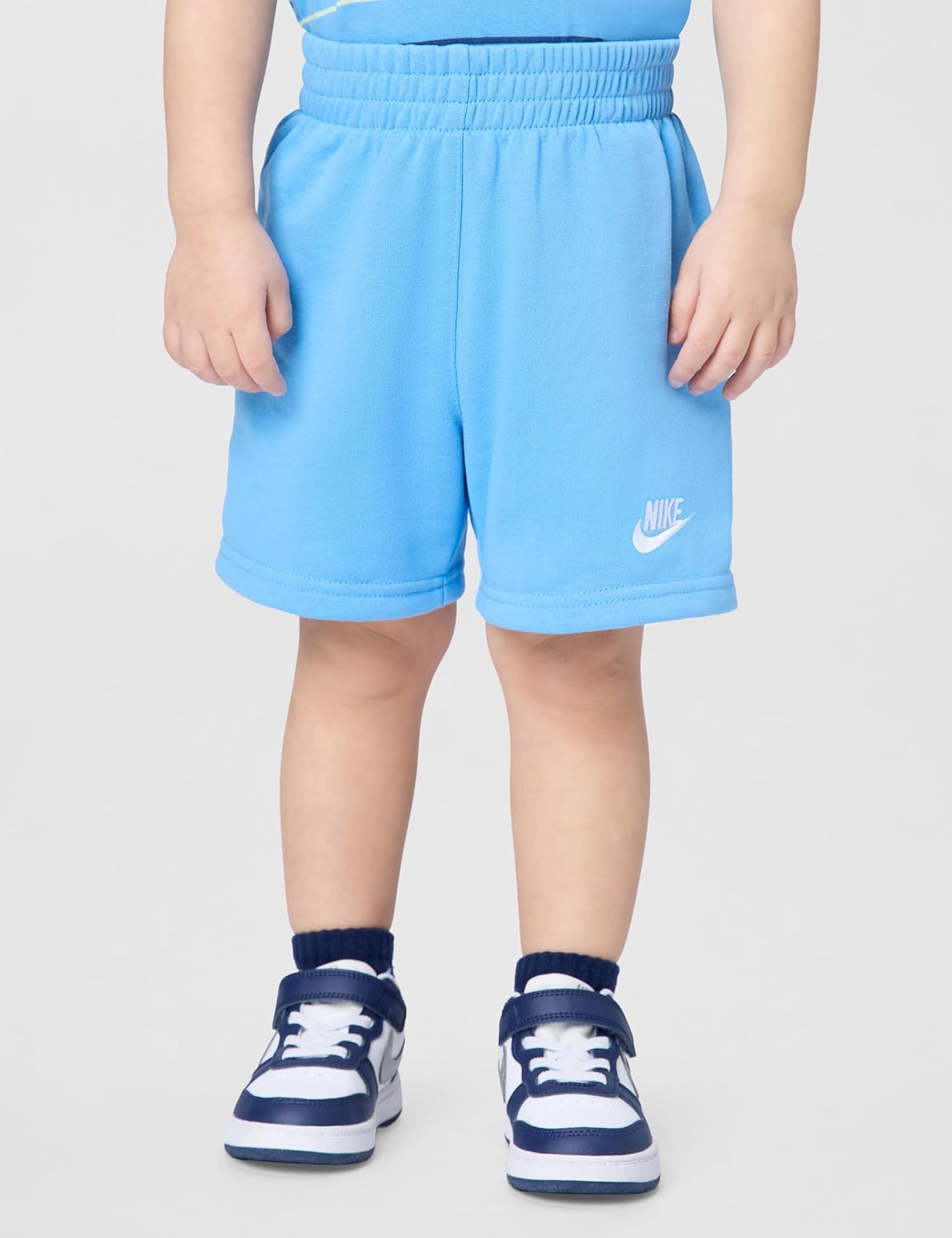 Nike Boys' Striped Sportswear Club T-Shirt and Shorts 2-Piece Outfit Set
